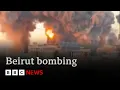 Download Lagu Massive blasts rock Beirut as Israel targets Hezbollah leader Hassan Nasrallah | BBC News