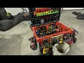 Milwaukee packout hacks and modified main rolling tool box with toughbuilt and other tool brands