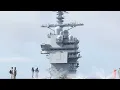 PCU John F Kennedy Conducts Countermeasure Wash-down During Acceptance Trials
