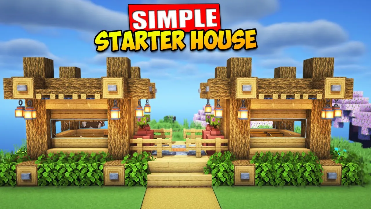 Minecraft Easy Starter Survival House Tutorial ????