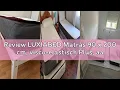 Lagu Review LUXIABED Matras 90 x 200 cm, visco-elastisch Plus, aanpasbaar, omkeerbaar, voor winter en zom