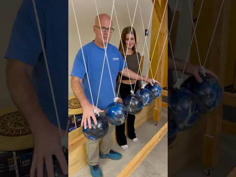 Rhythm and the delayed ball drop #physics #science