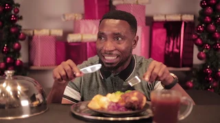 timi dakolo tries traditional british christmas food