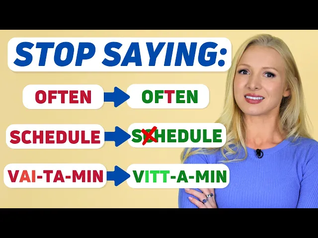 Video: Are YOU Mispronouncing These 50 Common English Words?