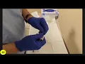 Bubble test technique for nurses techs