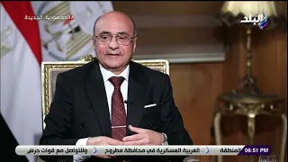 وزير العدل  الفترات المسائية في الشهر العقاري كانت بتوجيه الرئيس السيسي بسبب ظروف عمل بعض المواطنين دندنها