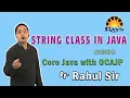 String class in java non-primitive datatype Rahul Sir