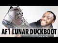 Air Force 1 Lunar Duckboot Baroque Brown On Foot Sneaker Review QuickSchopes 761 Schopes DZ5320 201