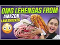 OMG Huge Lehengas From Amazon I am Shocked Heavenly Homemade