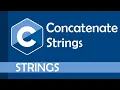 Concatenating strings in C