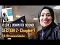 7 5 1 Presence Check Types of Validation CHAPTER 7 SECTION B O Level Computer Science