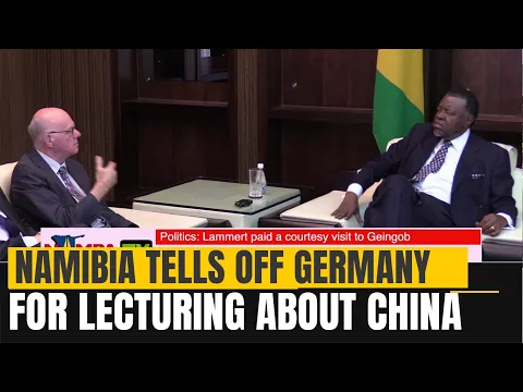 Download MP3 Namibian President Humiliates German Diplomat Lecturing Him about China