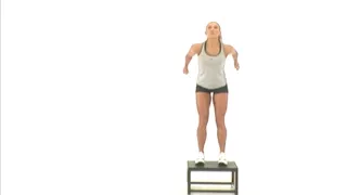 Box Jump down with Stabilization Transverse Plane