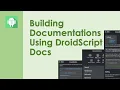 Building Documentation Using DroidScript Docs Generator