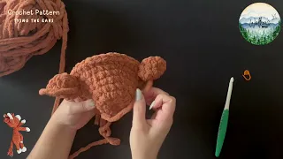 How to Attach the Ears - Highland Cow Wild Crochet Pattern Walker s Wilds Tutorial