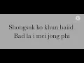 Shongsuk ko khun  lyrics