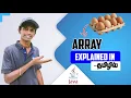 What Is Array Explained In Tamil Java Series 1