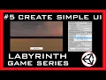 Creating a basic User Interface in Unity - Canvas and Canvas Scaler
