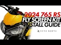 Lagu 2024 TRIUMPH STREET TRIPLE 765 RS | Fly Screen \u0026 Visor Kit Install
