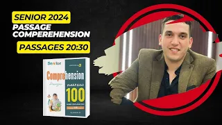 حل 11 قطعة من كتاب سنيور 100 قطعة فهم من القطعه 20 لـ 30 