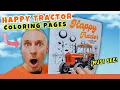 Happy Tractor Coloring Page - Quick Walkthrough