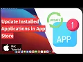 Mac Update the Applications available in the Apps Store
