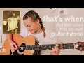 Download Lagu That’s When Guitar Tutorial (Feat Keith Urban) (From the Vault) // Fearless (Taylor’s Version)