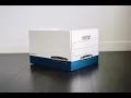 How to disassemble fold Bankers Box