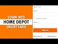 Home Depot Credit Card Login Tutorial 2024 How to Sign in to Your Homedepot com MyCard Account