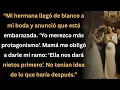 Lagu Mi hermana arruinó mi boda con su embarazo… y mamá me obligó a darle mi ramo.