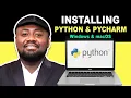 Python Tutorials 1 - How to install Python and PyCharm IDE on Windows and macOS Step-by-Step Guide
