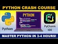 Python Crash Course for Beginners In English Learn Python in 3-4 Hours