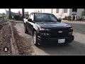 Supercharged LS swapped Colorado pickup WOT blasts and burnouts