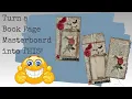 Turn a Book Page Masterboard into THIS Easy Coin Envelope Journal Card