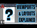 AutoCAD Viewports Explained Layout Paper Space Tutorial Must-Know Tips