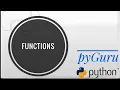 pyBasics 51 Functions in python pyGuru