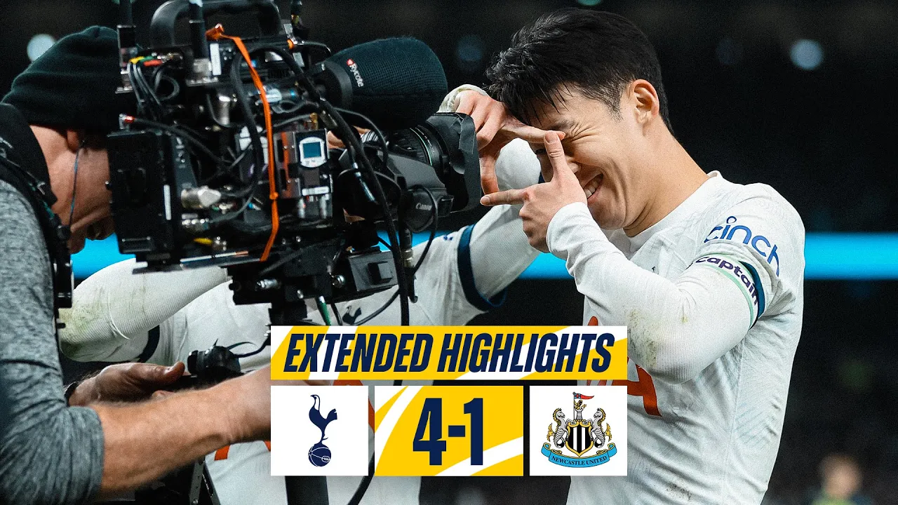 TOTTENHAM HOTSPUR 4-1 NEWCASTLE UNITED ...