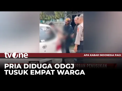 4 Warga di Cilandak jadi Korban Penusukan ODGJ