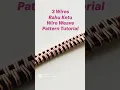 3 Wires Rahu Ketu Wire Weave Pattern Tutorial from Regalia by Reyney