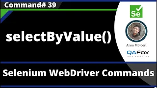 selectByValue Command - Selenium WebDriver