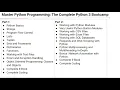 Master Python Programming The Complete Python Bootcamp