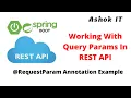 Working With Query Parameters In REST API Example Ashok IT