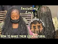 Installing Locs How To Make Them Look Natural