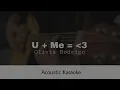 Olivia Rodrigo - U + Me = 3 (Acoustic Karaoke)