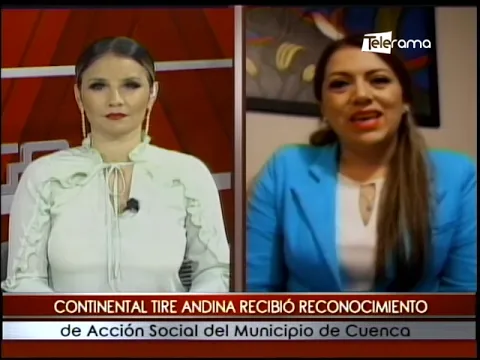 Continental Tire Andina recibió reconocimiento de Acción Social del Municipio de Cuenca