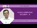 Cloud Computing Security II