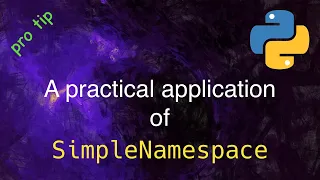 Python s SimpleNamespace and JSON