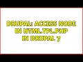 Drupal Access Node in html tpl php in Drupal 7