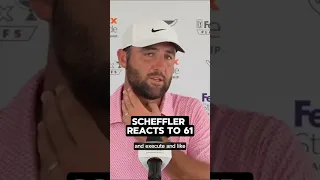 Scottie Scheffler says he had his best-ever start to a PGA Tour round on his way to a 61