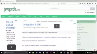 Difference between object oriented and object based language - javapedia net